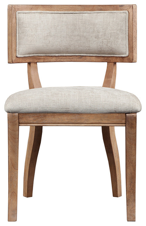 Madison Park Signature Marie Antique Farmhouse Dining Chair, Natural, Set of 2