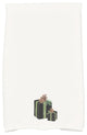 Nature's Gift 18"x30" Black Holiday Print Hand Towel