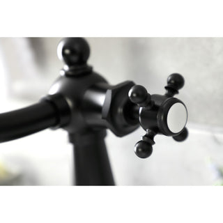 KSD154BXMB Single-Handle Bathroom Faucet With Push Pop-Up, Matte Black