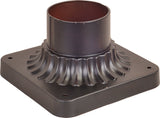 Maxim 2001 Square Aluminum Pier Mount - Oil Rubbed Bronze