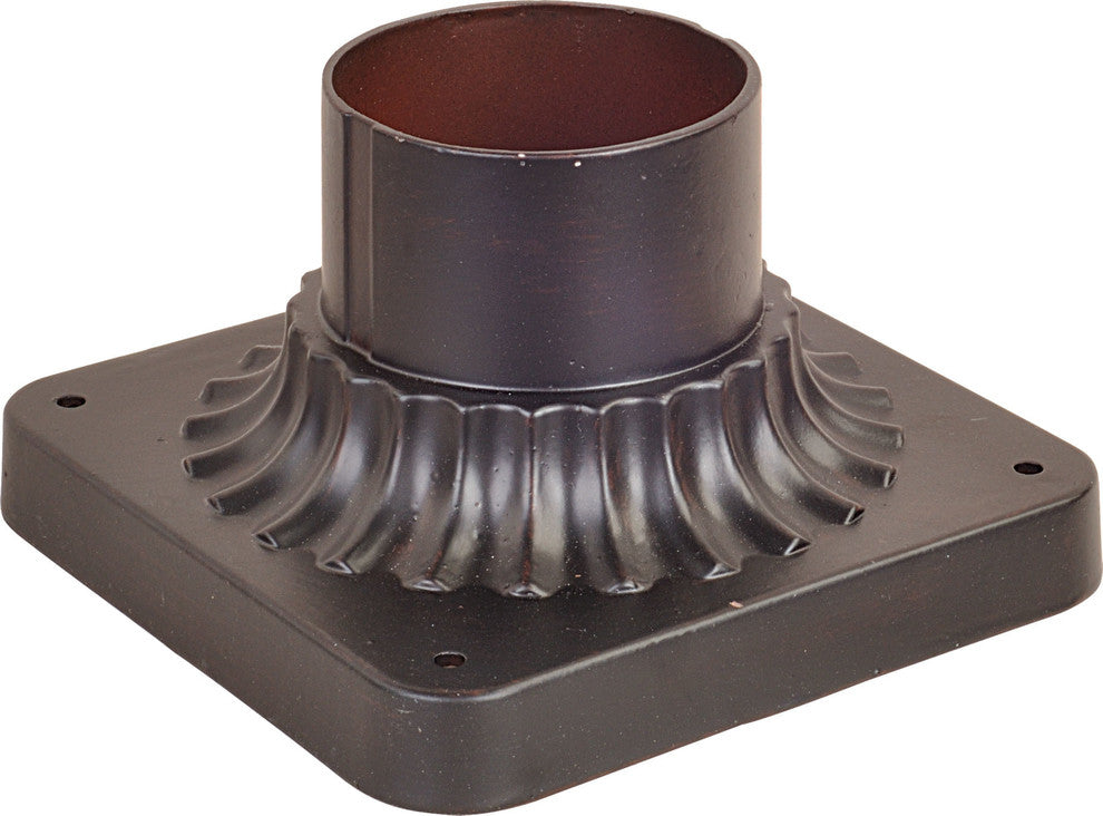 Maxim 2001 Square Aluminum Pier Mount - Oil Rubbed Bronze