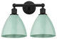Innovations 616-2W-BK-MBD-75-SF 2 Light Bath Vanity Light, Matte Black