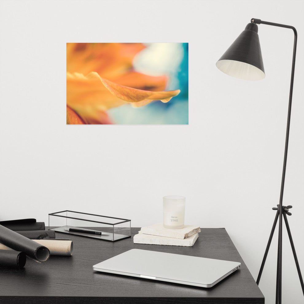 Serene Petals of Life Floral Nature Photography Unframed Wall Art Print, 12" X 18"