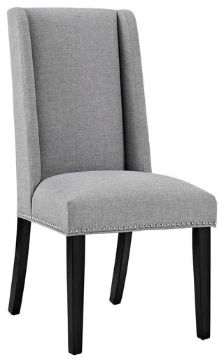 Baron Dining Chair Fabric Set of 2, Light Gray