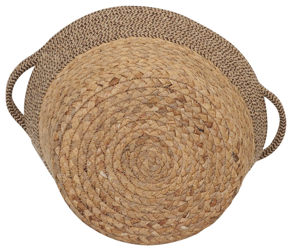 Corn and Hyacinth Wicker Basket