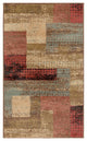 Surya Riley RLY-5004 12'x14'11" Rug, Red/Brown/Camel/Pear/Charcoal/Black/Tan