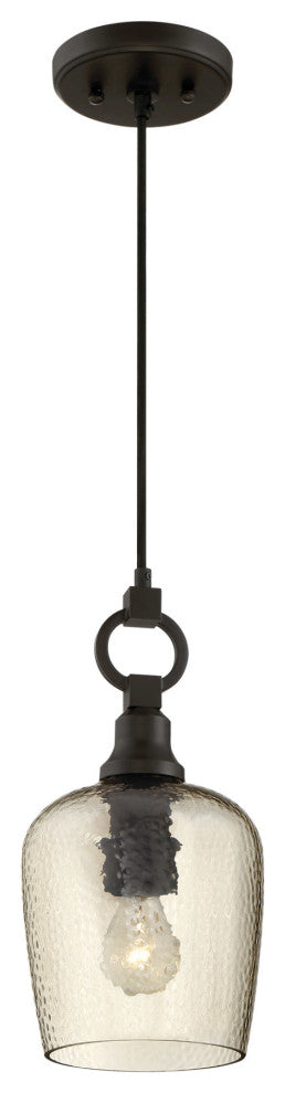 Quoizel CKKD1507 Kendrick 1 Light 7"W Mini Pendant - Western Bronze