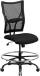 Black Drafting Stool WL-5029SYG-D-GG