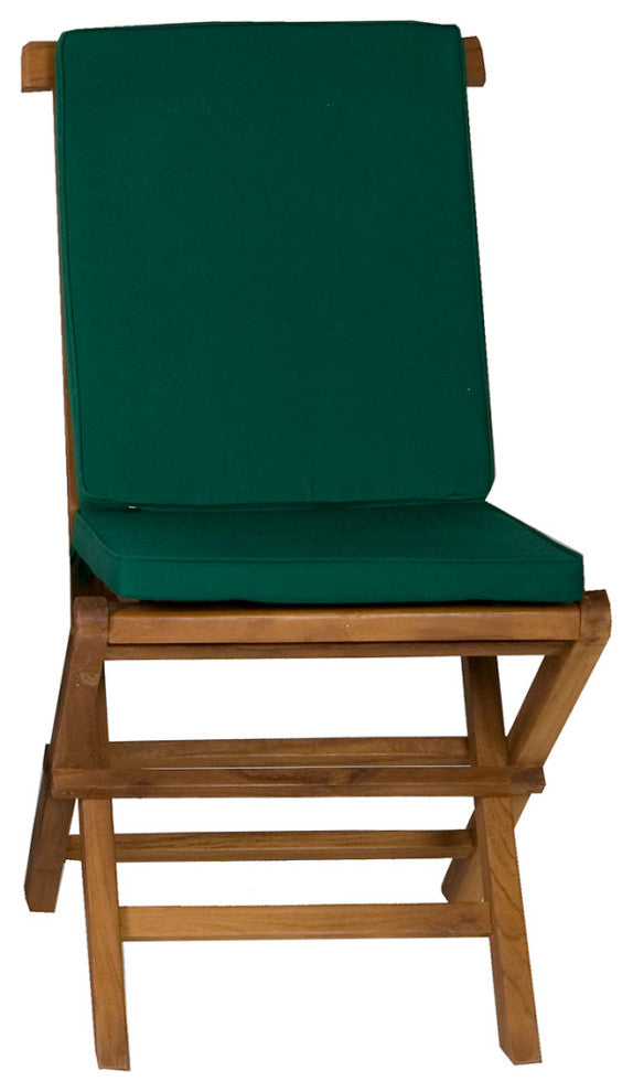 9-Piece Butterfly Folding Chair Set and Cushion, Green