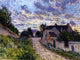 Alfred Sisley A Path in Louveciennes, 21"x28" Wall Decal Print