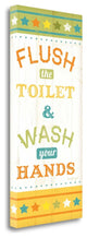 "Flush And Wash" By Jennifer Pugh, Giclee Print on Gallery Wrap Canvas