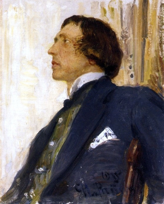 Ilia Efimovich Repin Portrait of Nikolai Evreinov Gallery Wrapped Canvas Print