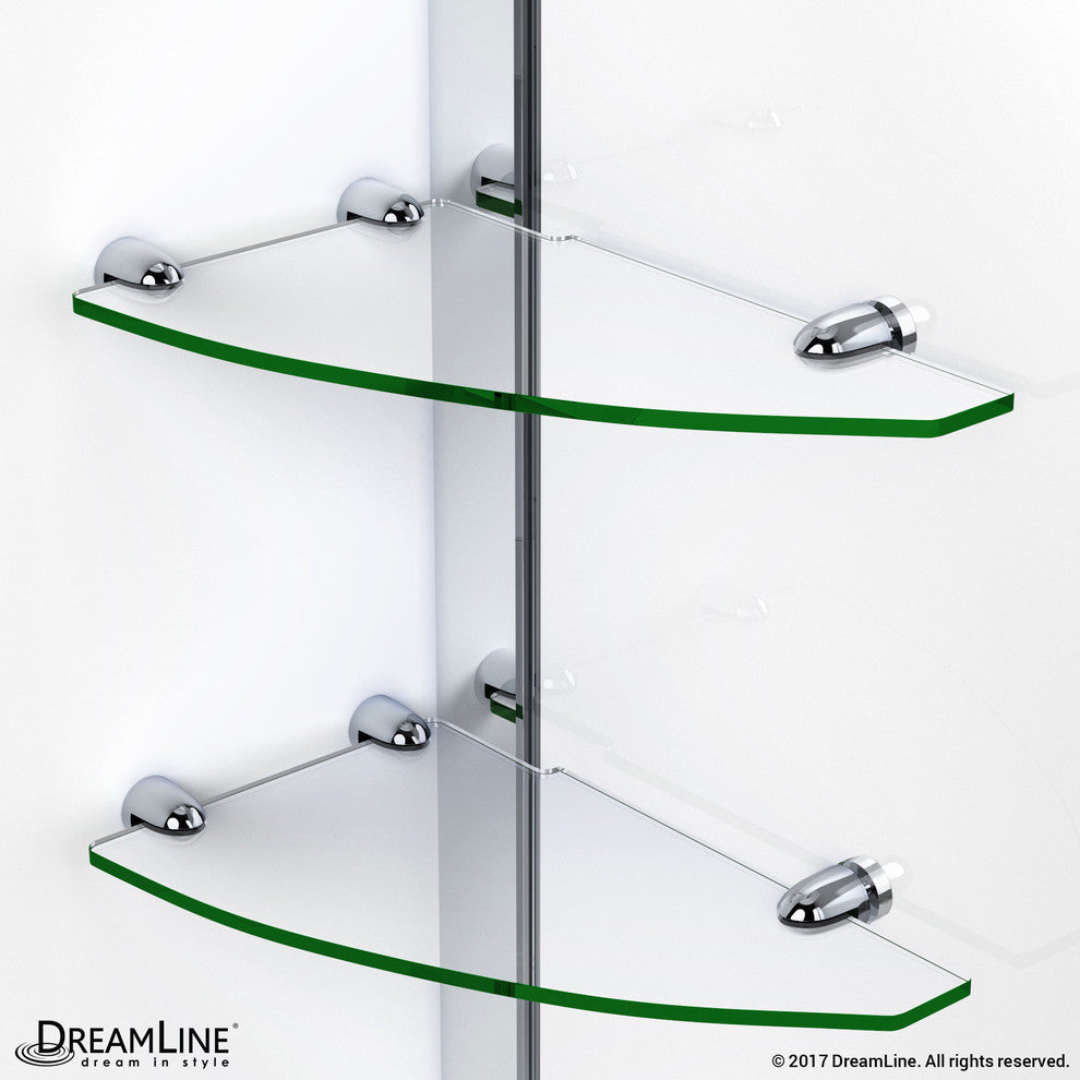 Dreamline Unidoor Min 48" To Max 49" Frameless Hinged Shower Door