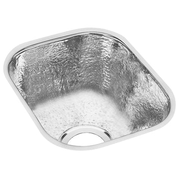 Elkay SCUH1012SH ELKAY RESIDENTIAL1 Basin Undermount Bar Sink Hammered Mirror