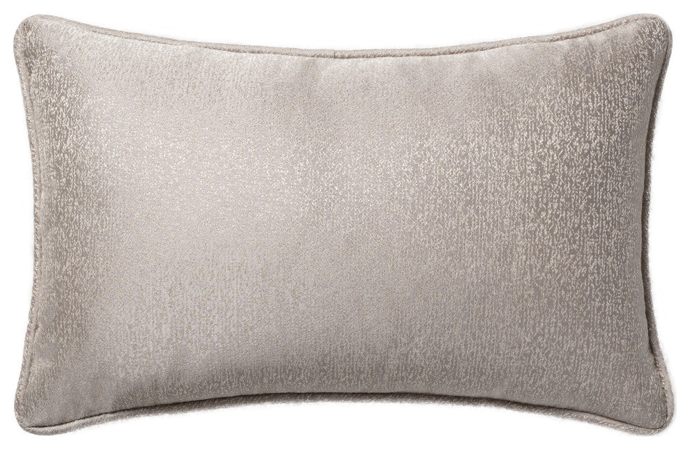 Linum Home Textiles Pixel Decorative Pillow Cover, Light Gray, Lumbar