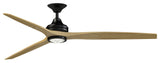 Fanimation Spitfire DC-KIT-72-LK Spitfire DC 72" 3 Blade Indoor / - Black /