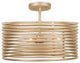 Emery 16x11" 3-Light Midcentury Large Pendants by Kalco