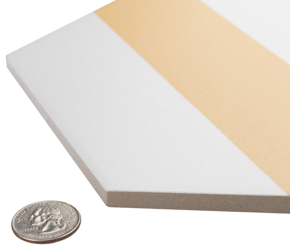 Porto Capri Hex Porcelain Floor and Wall Tile Sample
