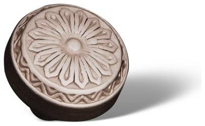 Pewter RKI Flowery Ornate Knob, RKICK206P