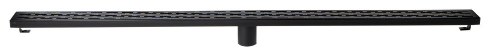 Stainless Steel Linear Shower Drain, 47", Groove Holes