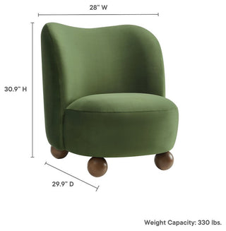 Monroe Performance Velvet Accent Chair