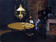Claude Oscar Monet An Interior After Dinner, 21"x28" Gallery Wrapped Canvas