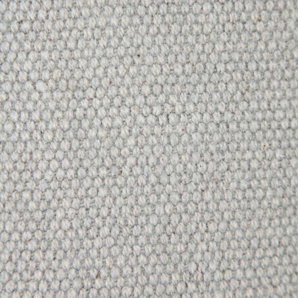 Ox Bay Gray Solid Organic Cotton Pillow Cover, 14"x36"