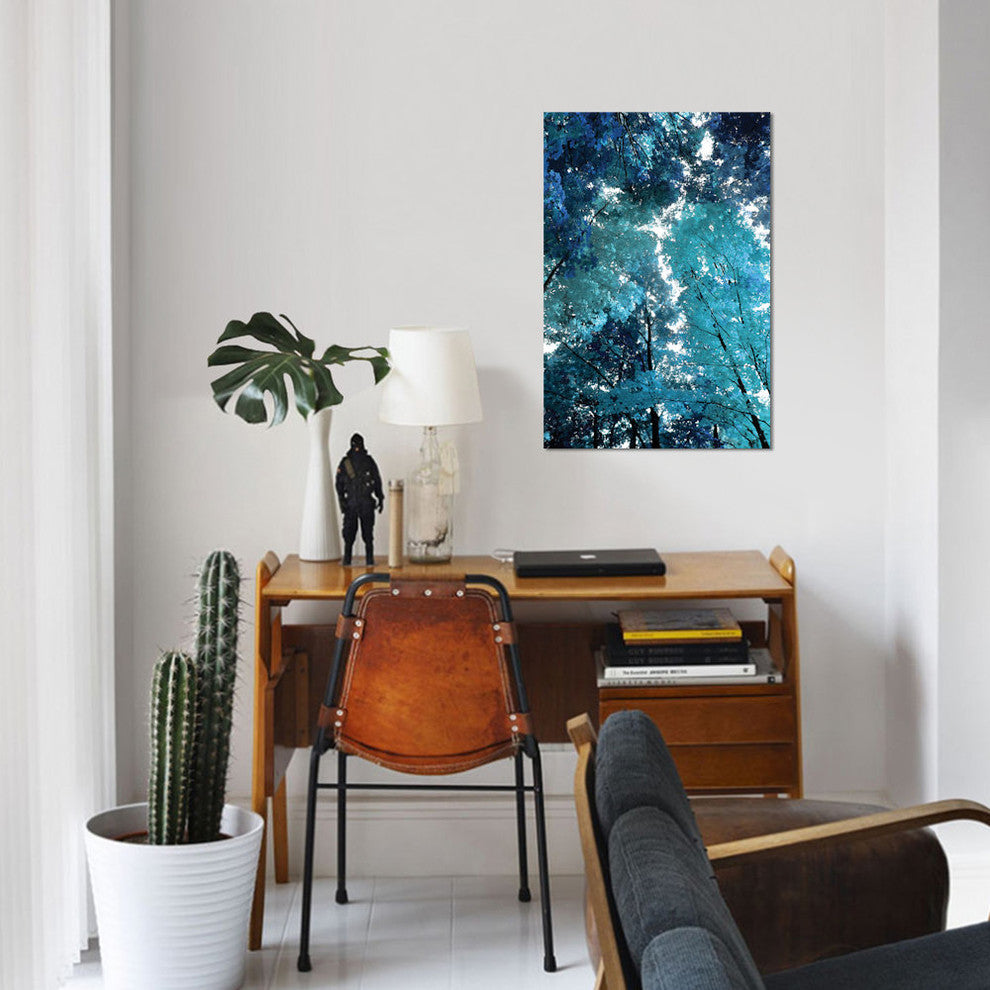 "Blue Forest I" by Derek Scott, Canvas Print, 26"x18"