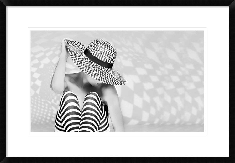 "Zig The Zag" Framed Digital Print by Howard Ashton-Jones, 30"x20"