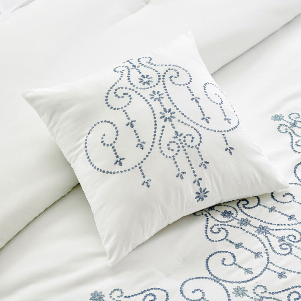 Geron 7 piece comforter set, Multiple Color, Queen