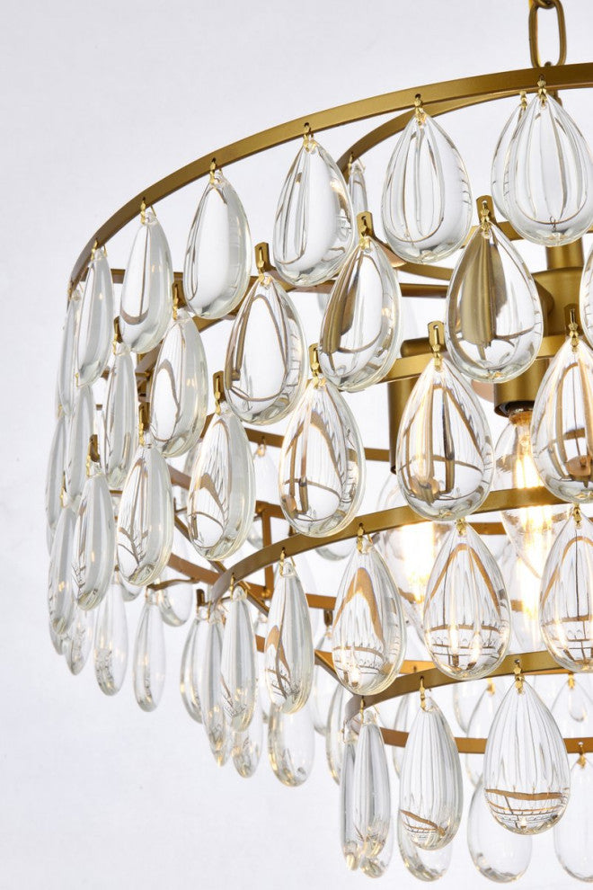 Murphy 20" Pendant, Brass