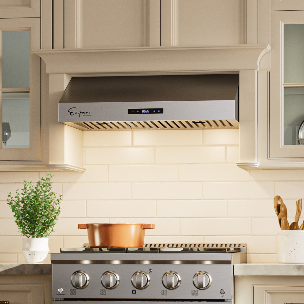 30 in. Kitchen 400 CFM Ducted Under Cabinet Range Hood With Aluminum Motor