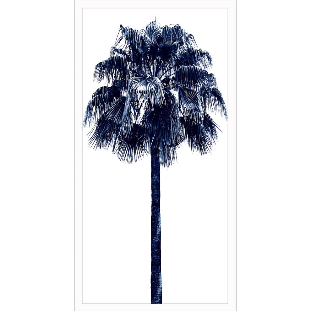 Palm Tree Blue IV Framed Art