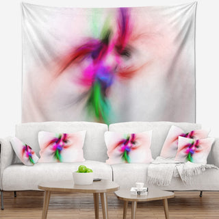 Colorful Electromagnetic Field Abstract Wall Tapestry, 92"x78"