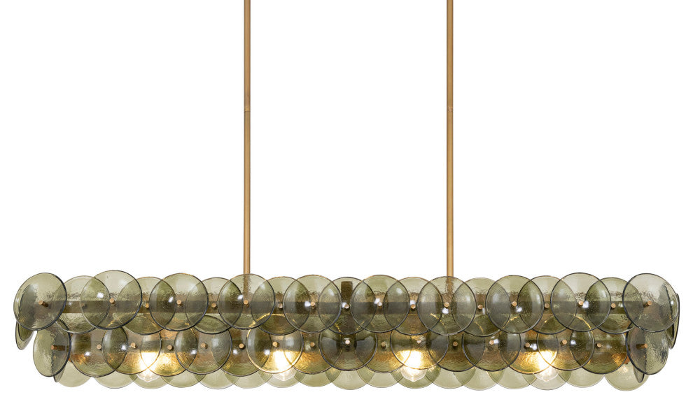 Maxim 21826 Loren 4 Light 54"W Linear Pendant - Weathered Brass