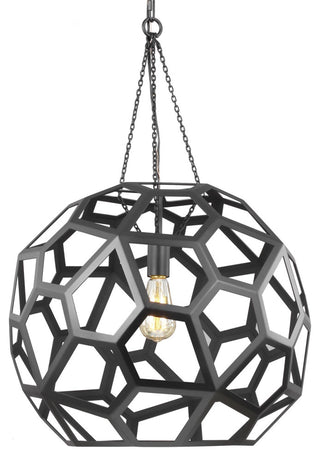 1-Light Large Pendant, Midnight Black