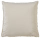 Down Filled Faux Fur Throw Pillow, 18"x18", Ivory