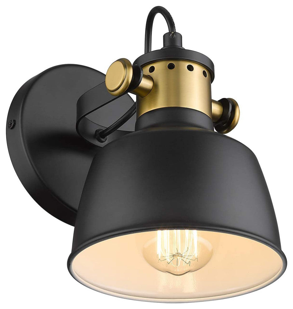 Black Bathroom Wall Light Industrial Wall Sconce