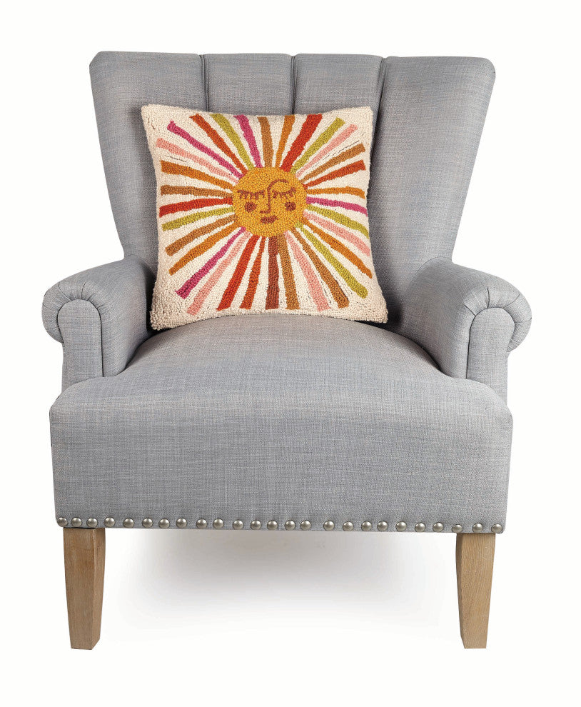 Retro Sunshine Hook Pillow