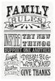 "Family Rules II" Digital Paper Print by Mary Urban, 34"x50"