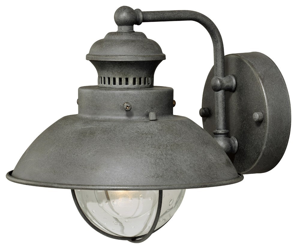 Harwich 8" Outdoor Wall Light Textured Gray