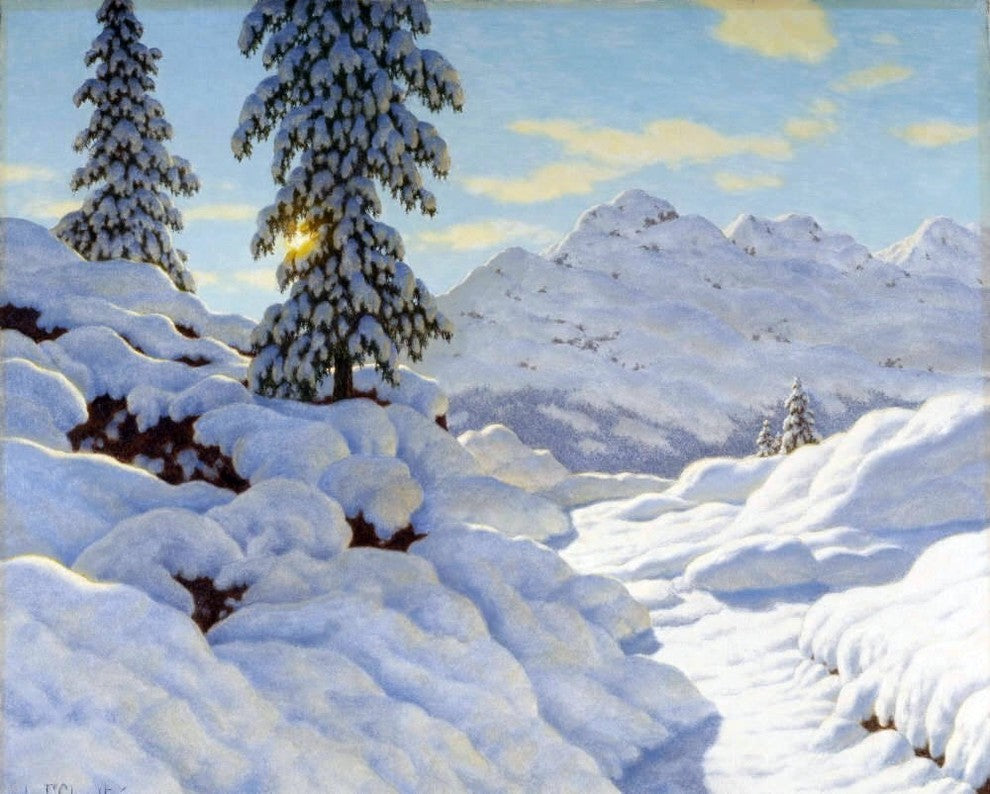 Ivan Fedorovich Choultse Sun and Snow Wall Decal