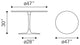 Phoenix Dining Table White