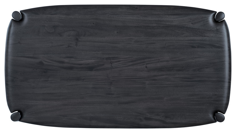 Harlow Soft Rectangle Coffee Table, Black