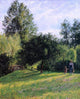 Camille Pissarro Apple Trees Sunset Eragny, 20"x25" Wall Decal
