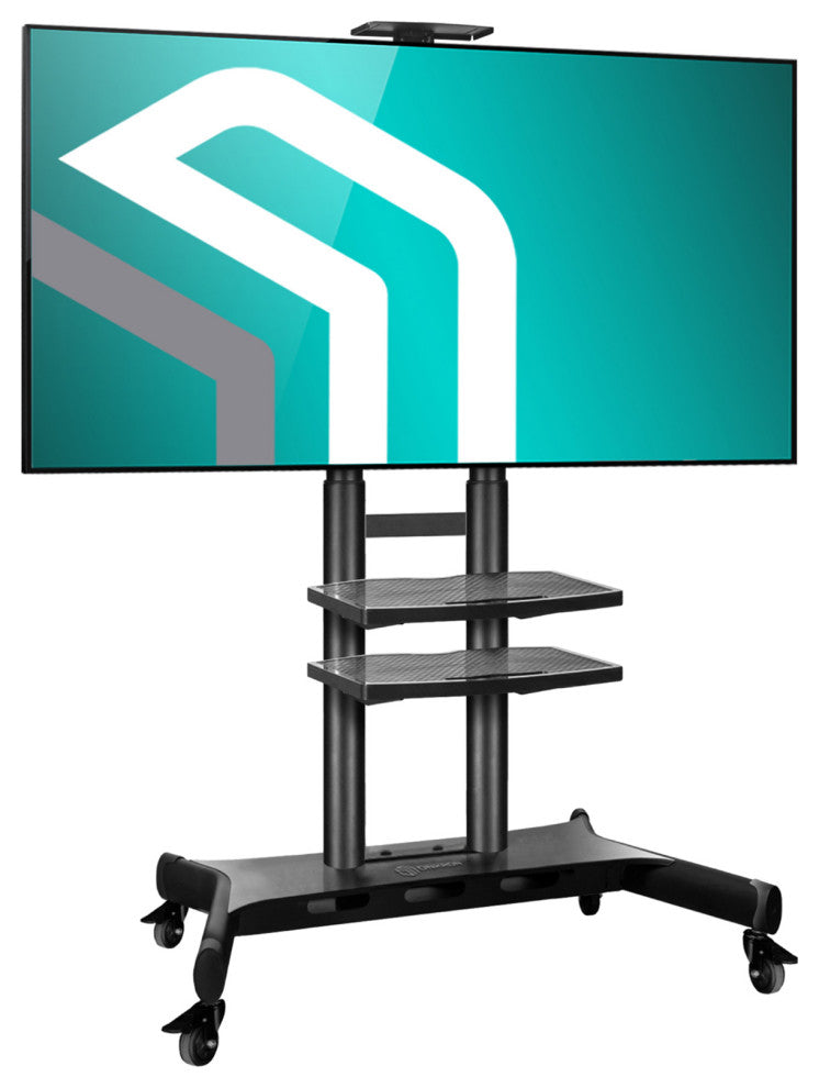 ONKRON Mobile TV Stand with Wheels Rolling TV Cart for 50-83" TVs up to 200 lbs
