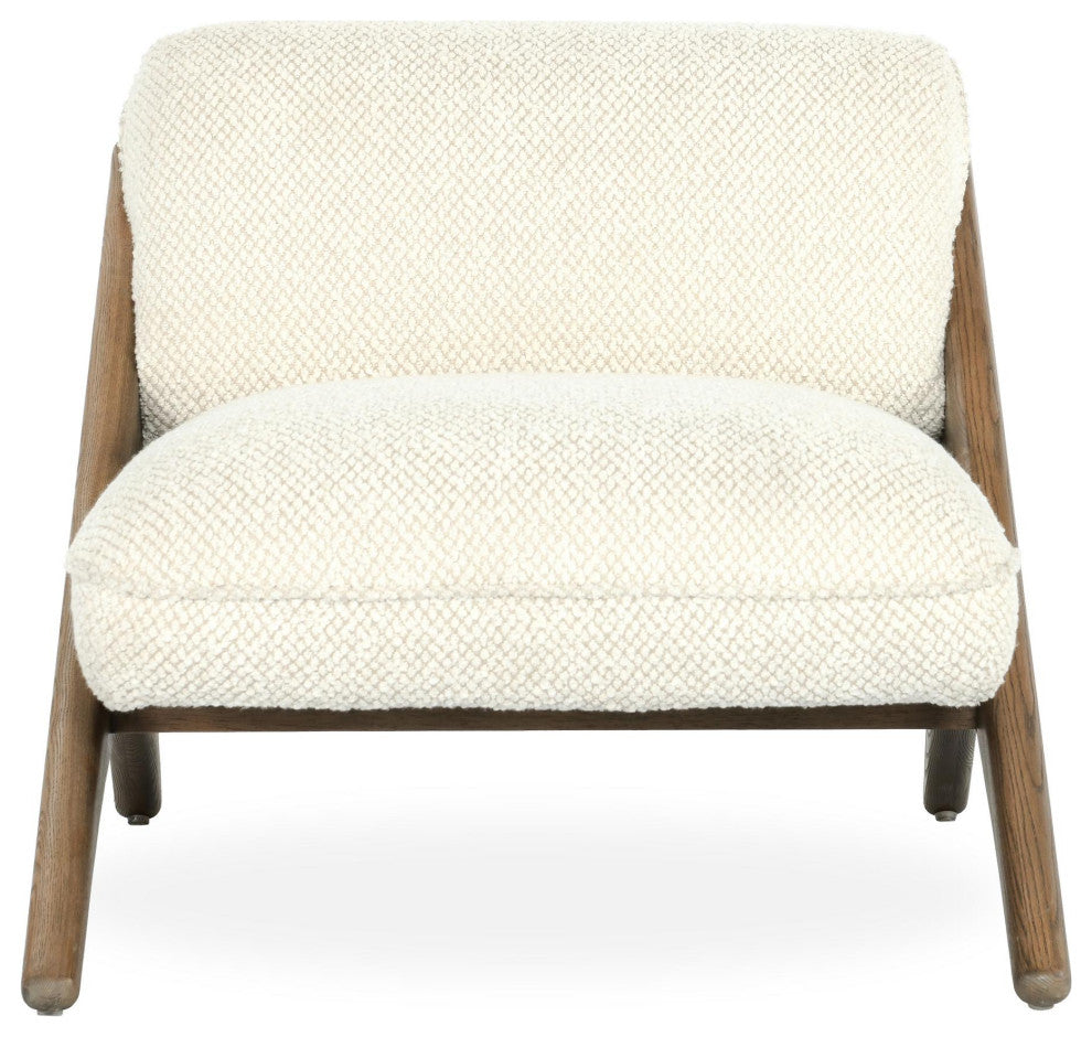 Georgia Beige Fabric Accent Chair