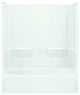 Sterling Performa 60.25"x29"x75.5" Vikrell Right-Hand Bath, White