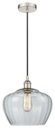 Innovations 616-1P-PN-G92-L Fenton 1 Light 11" Mini Pendant, Polished Nickel