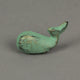 Set of 6 Verdigris Green Cast Iron Whale Drawer Pulls Bathroom Cabinet Knobs